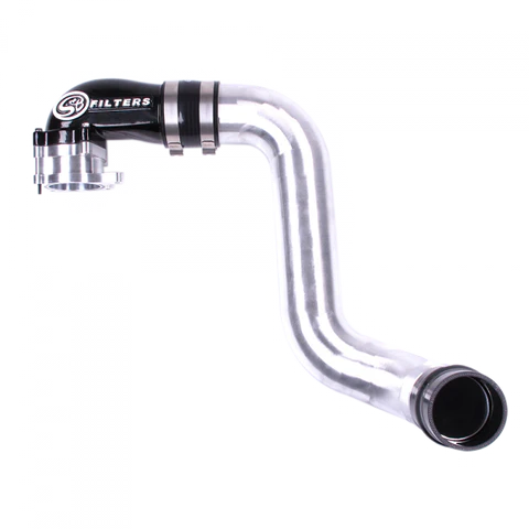 S&B INTAKE ELBOW WITH COLD SIDE INTERCOOLER PIPING & BOOTS FOR 2005-2007 FORD POWERSTROKE 6.0L